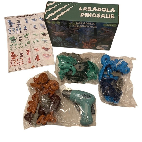 Dinosaur Toys Laradola DIY Take Apart Dinosaur Toys for Kids 3+ New sealed - Picture 1 of 10